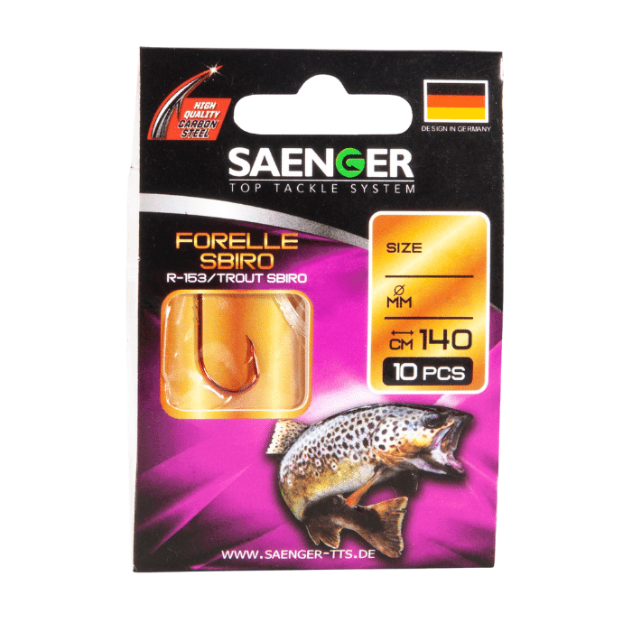 Sänger Forelle Sbirp R-153 – 140cm Größe 6 5,6kg 0,25mm 1 Sänger Forelle Sbirp R-153 – 140cm Größe 6 5,6kg 0,25mm