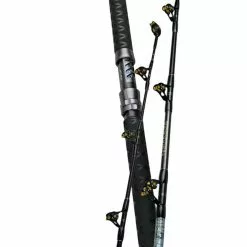 Okuma Makaira Straight Butt Stand-Up Rod TR 5 Ft 8" 50 Lbs + Curved Trolling Butt